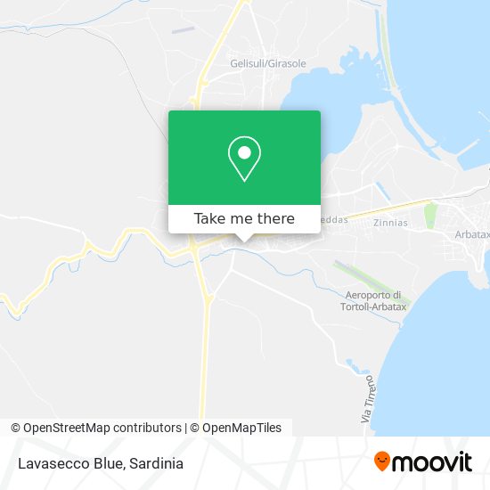 Lavasecco Blue map