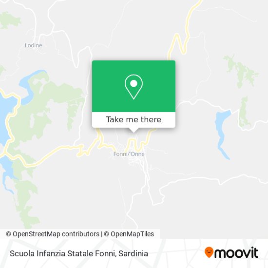 Scuola Infanzia Statale Fonni map
