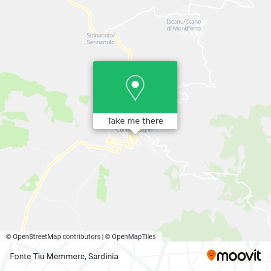 Fonte Tiu Memmere map