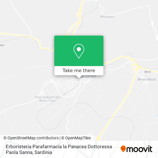 Erboristeria Parafarmacia la Panacea Dottoressa Paola Sanna map