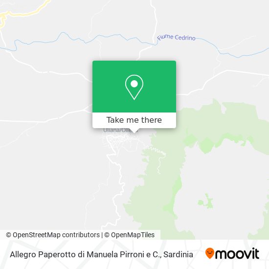 Allegro Paperotto di Manuela Pirroni e C. map