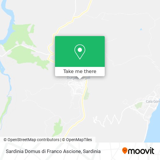 Sardinia Domus di Franco Ascione map