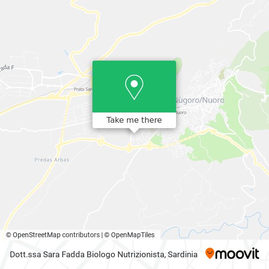 Dott.ssa Sara Fadda Biologo Nutrizionista map