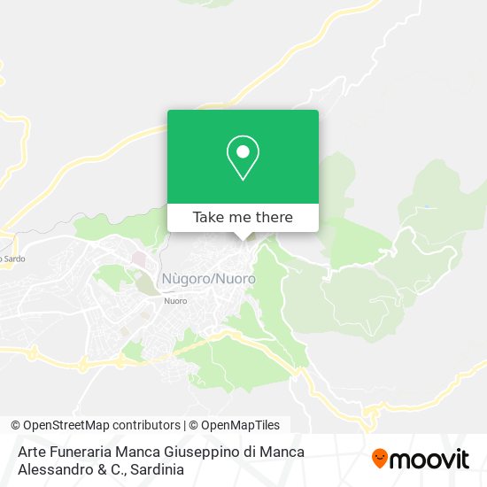 Arte Funeraria Manca Giuseppino di Manca Alessandro & C. map