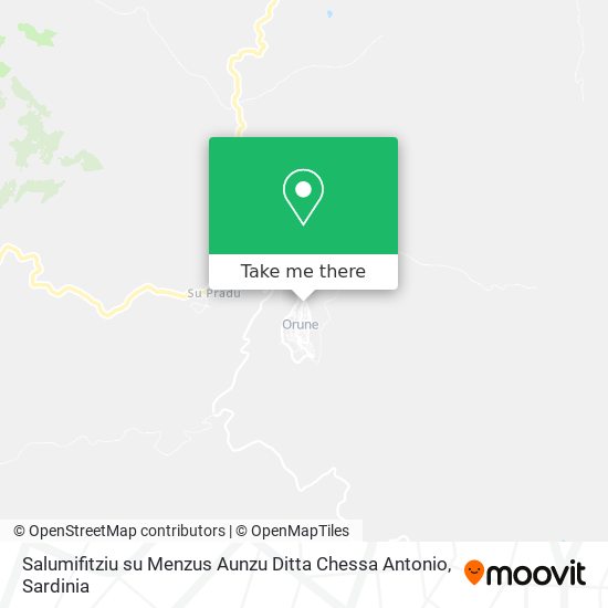 Salumifitziu su Menzus Aunzu Ditta Chessa Antonio map