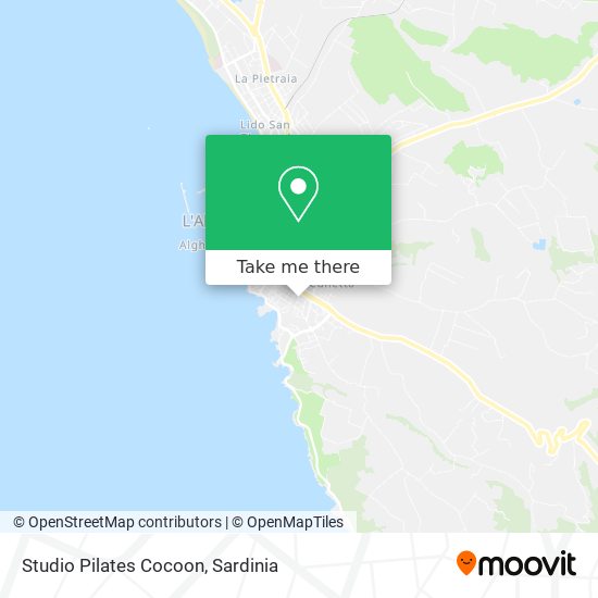 Studio Pilates Cocoon map