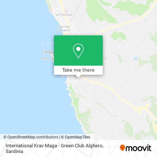 International Krav Maga - Green Club Alghero map