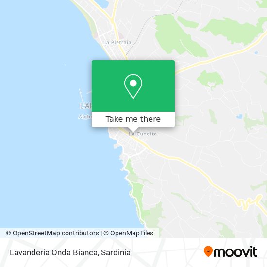 Lavanderia Onda Bianca map