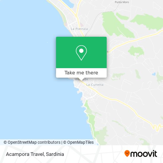 Acampora Travel map