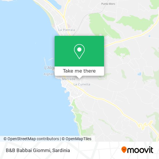 B&B Babbai Giommi map