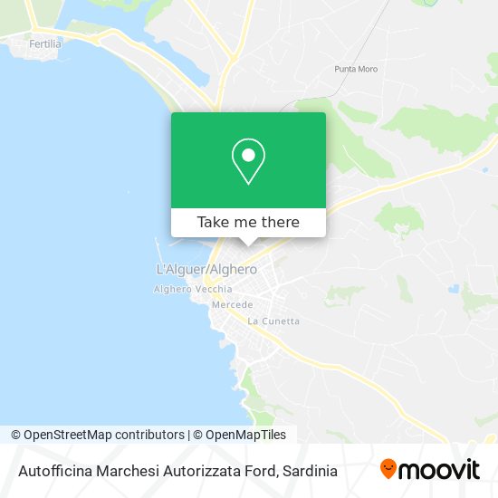 Autofficina Marchesi Autorizzata Ford map