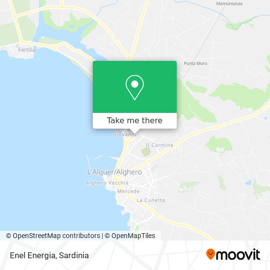 Enel Energia map