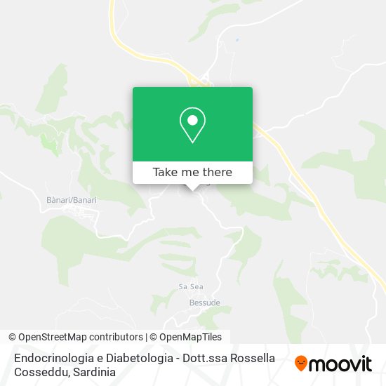 Endocrinologia e Diabetologia - Dott.ssa Rossella Cosseddu map