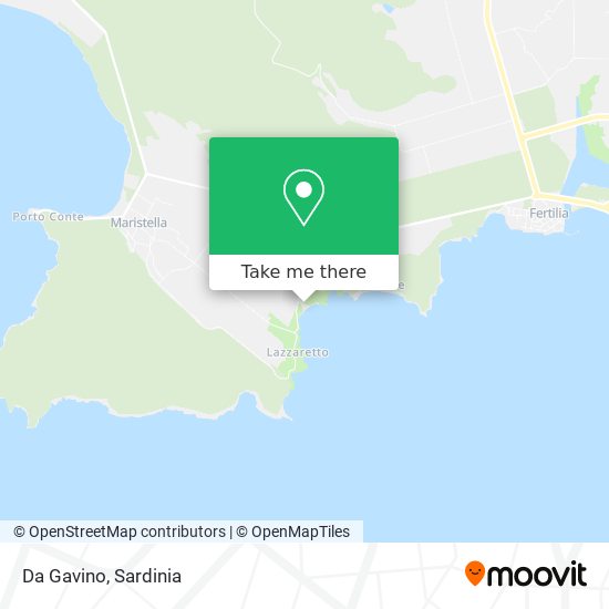 Da Gavino map