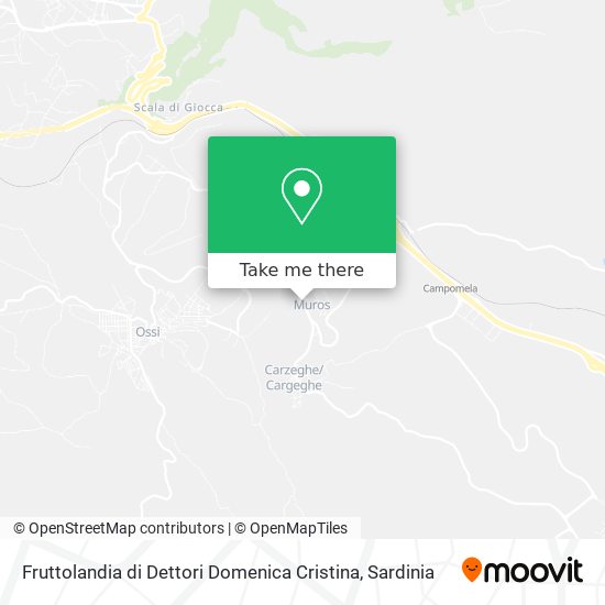 Fruttolandia di Dettori Domenica Cristina map