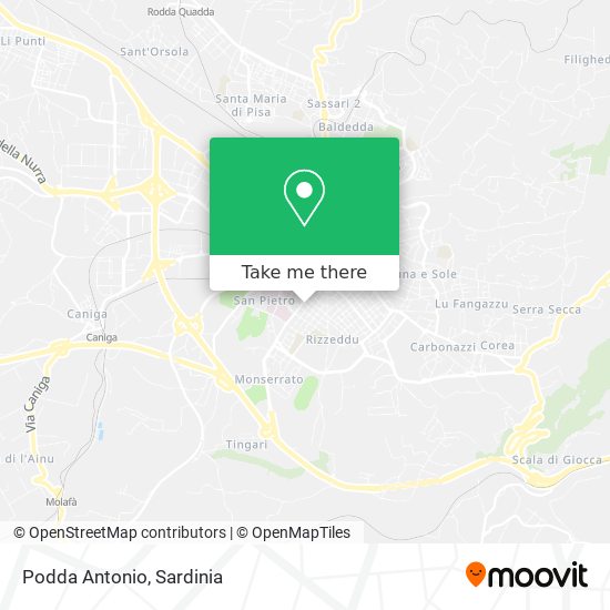 Podda Antonio map