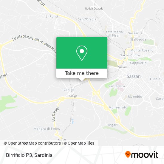 Birrificio P3 map