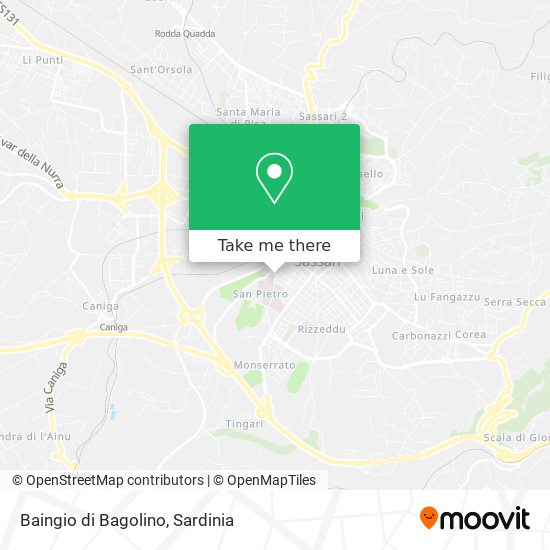 Baingio di Bagolino map