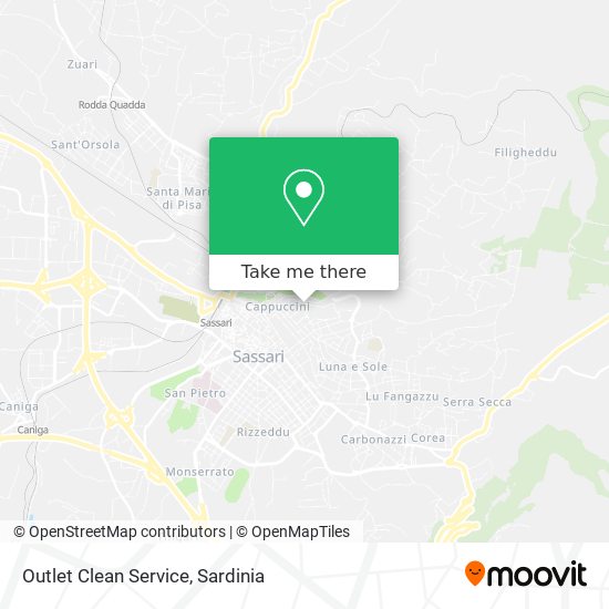 Outlet Clean Service map
