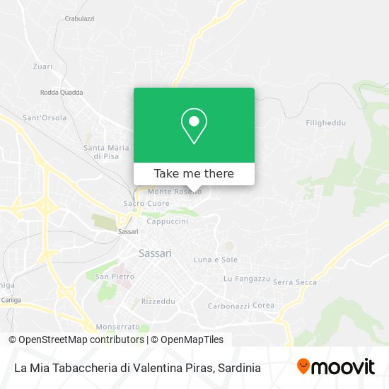 La Mia Tabaccheria di Valentina Piras map