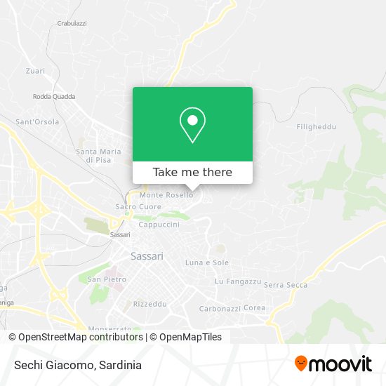Sechi Giacomo map
