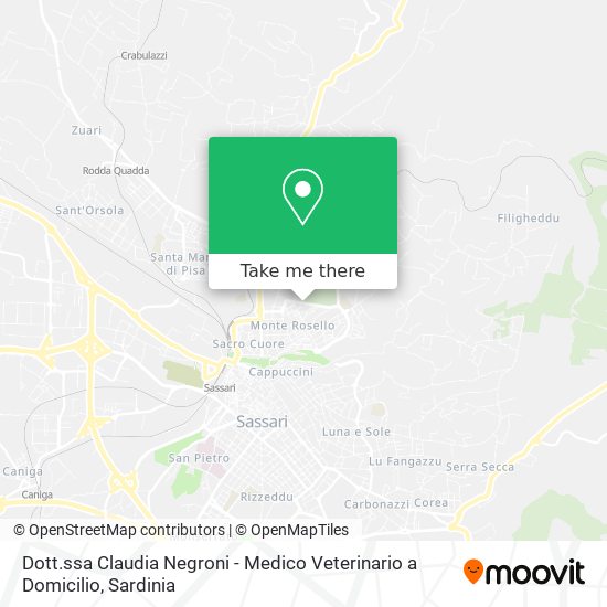 Dott.ssa Claudia Negroni - Medico Veterinario a Domicilio map