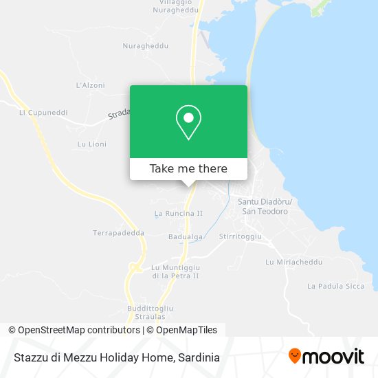 Stazzu di Mezzu Holiday Home map