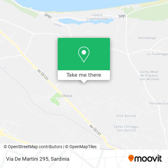 Via De Martini 295 map
