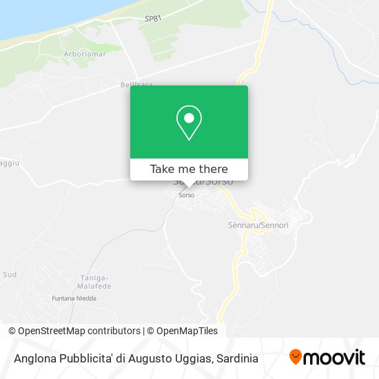 Anglona Pubblicita' di Augusto Uggias map