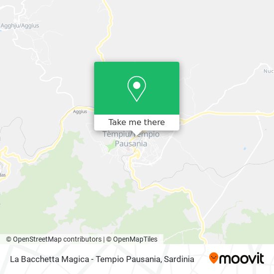 La Bacchetta Magica - Tempio Pausania map