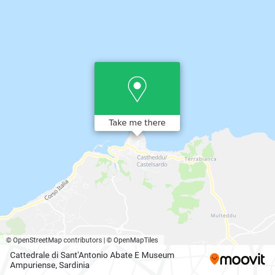 Cattedrale di Sant'Antonio Abate E Museum Ampuriense map