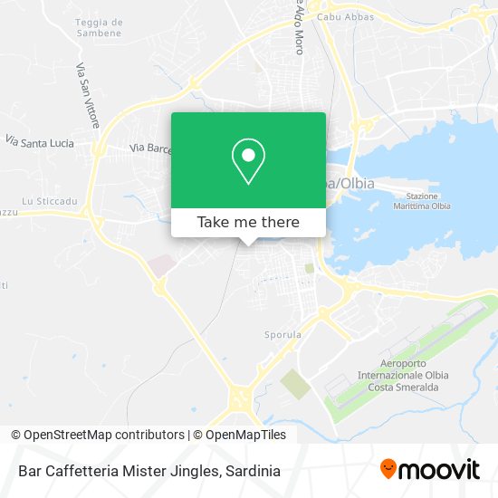 Bar Caffetteria Mister Jingles map