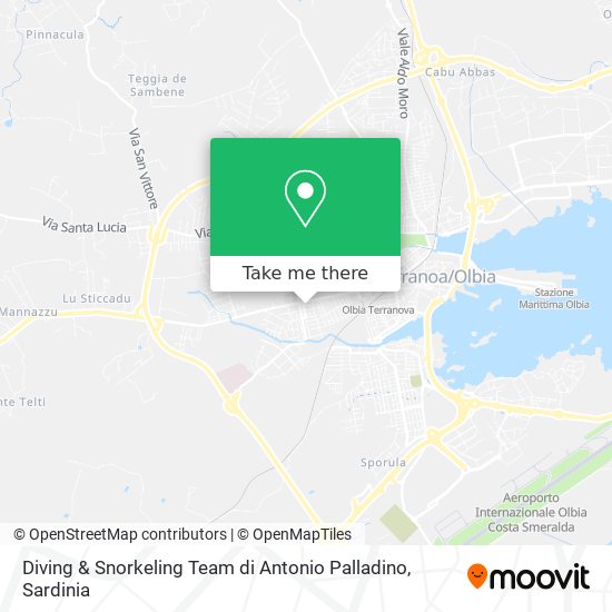 Diving & Snorkeling Team di Antonio Palladino map