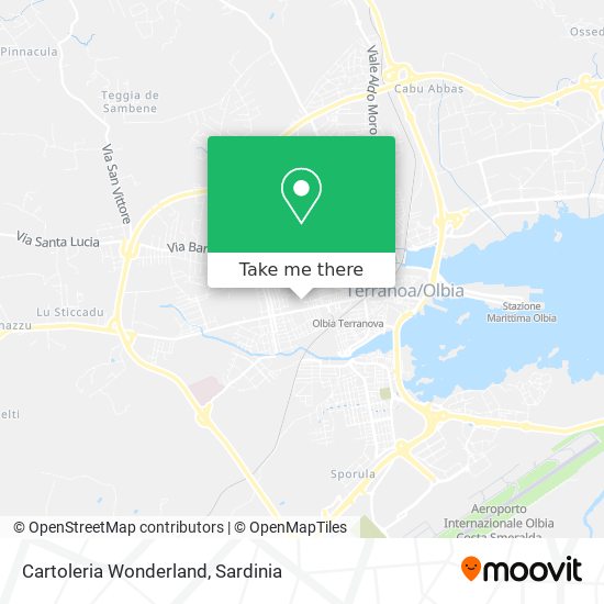 Cartoleria Wonderland map