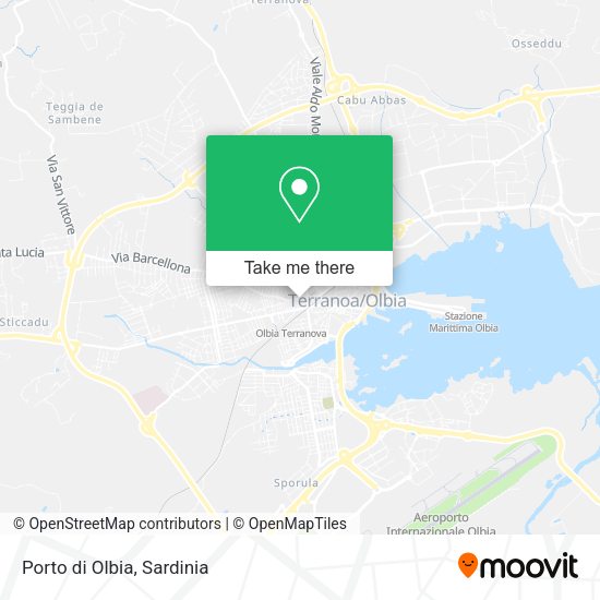 Porto di Olbia map
