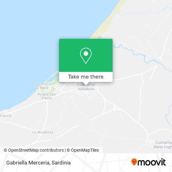 Gabriella Merceria map