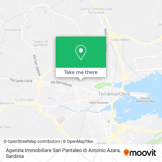 Agenzia Immobiliare San Pantaleo di Antonio Azara map
