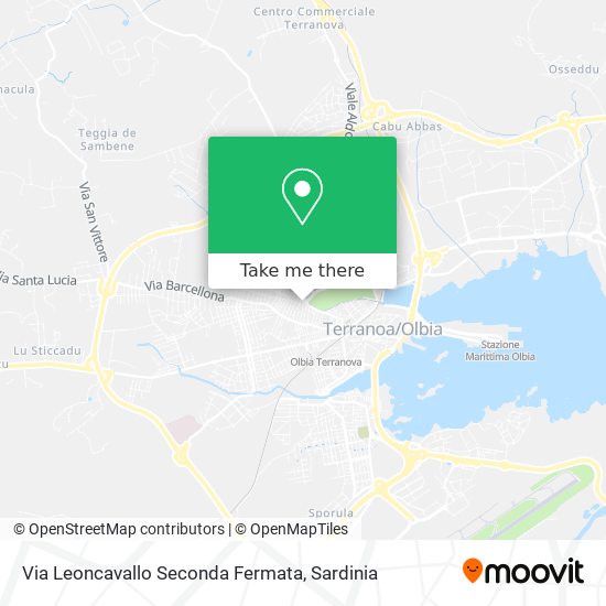 Via Leoncavallo Seconda Fermata map