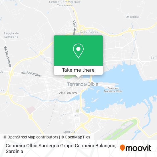 Capoeira Olbia Sardegna Grupo Capoeira Balançou map