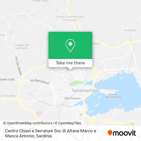 Centro Chiavi e Serrature Snc di Altana Marco e Manca Antonio map