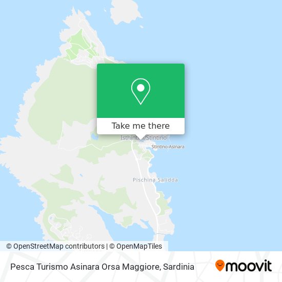 Pesca Turismo Asinara Orsa Maggiore map
