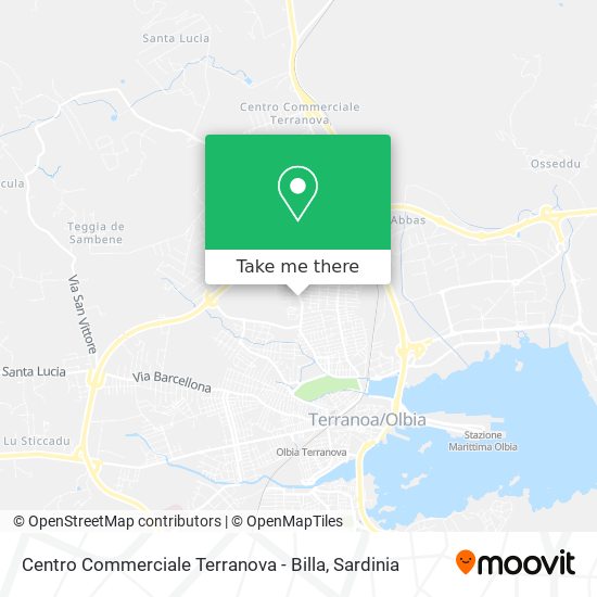 Centro Commerciale Terranova - Billa map