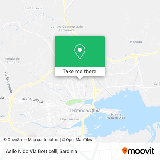 Asilo Nido Via Botticelli map