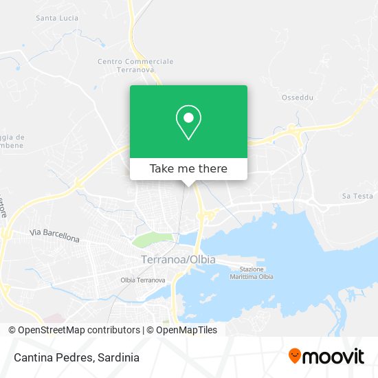 Cantina Pedres map
