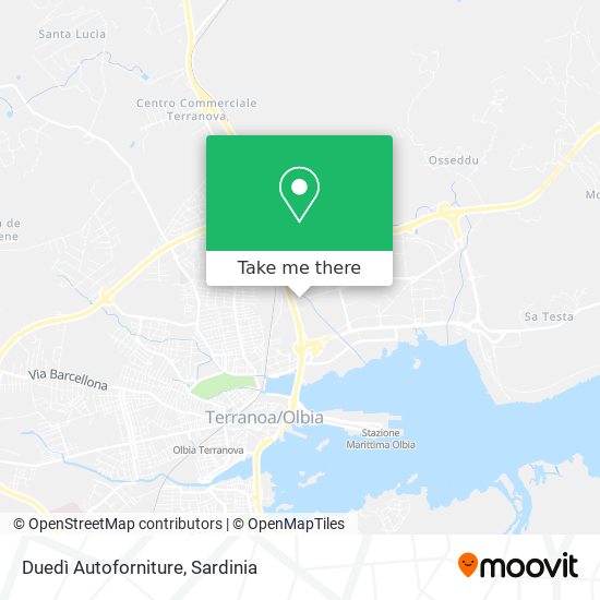 Duedì Autoforniture map