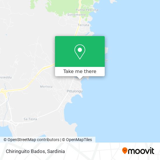 Chiringuito Bados map