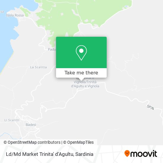 Ld/Md Market Trinita' d'Agultu map