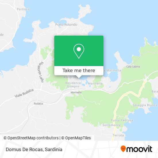 Domus De Rocas map