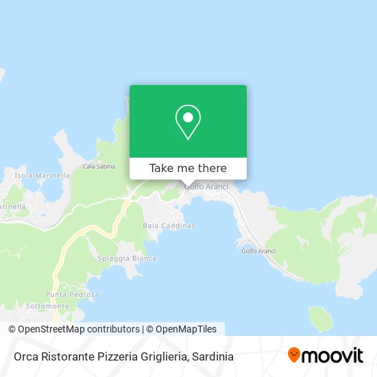 Orca Ristorante Pizzeria Griglieria map