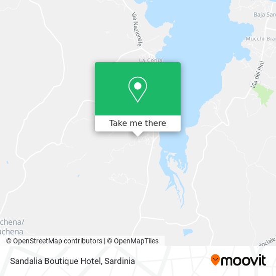 Sandalia Boutique Hotel map